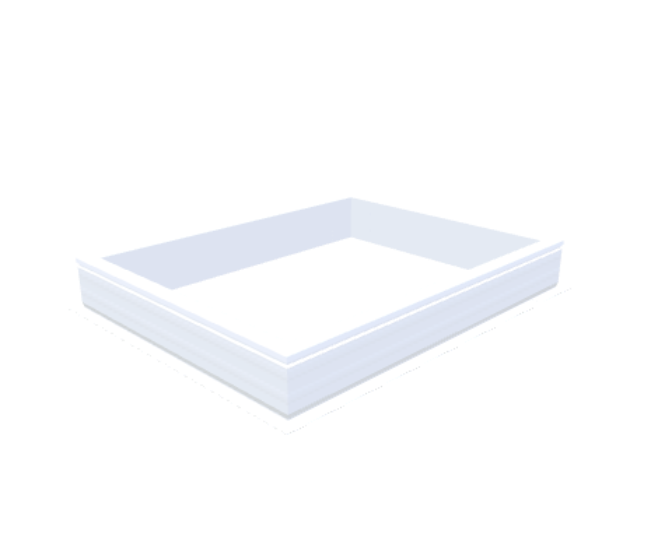 PVC-Aufsatzkranz 100x130 cm - Skylux